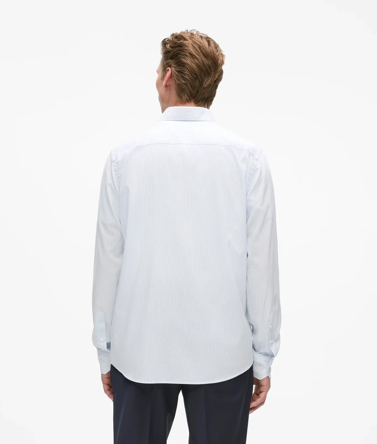 Karl Lagerfeld Modern-fit Hemd Kentkragen Baumwolle