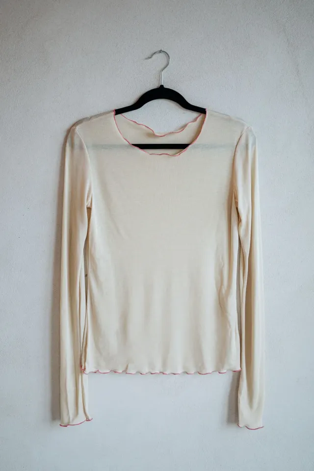 isarti Girato Shirt Light Taupe Langarm