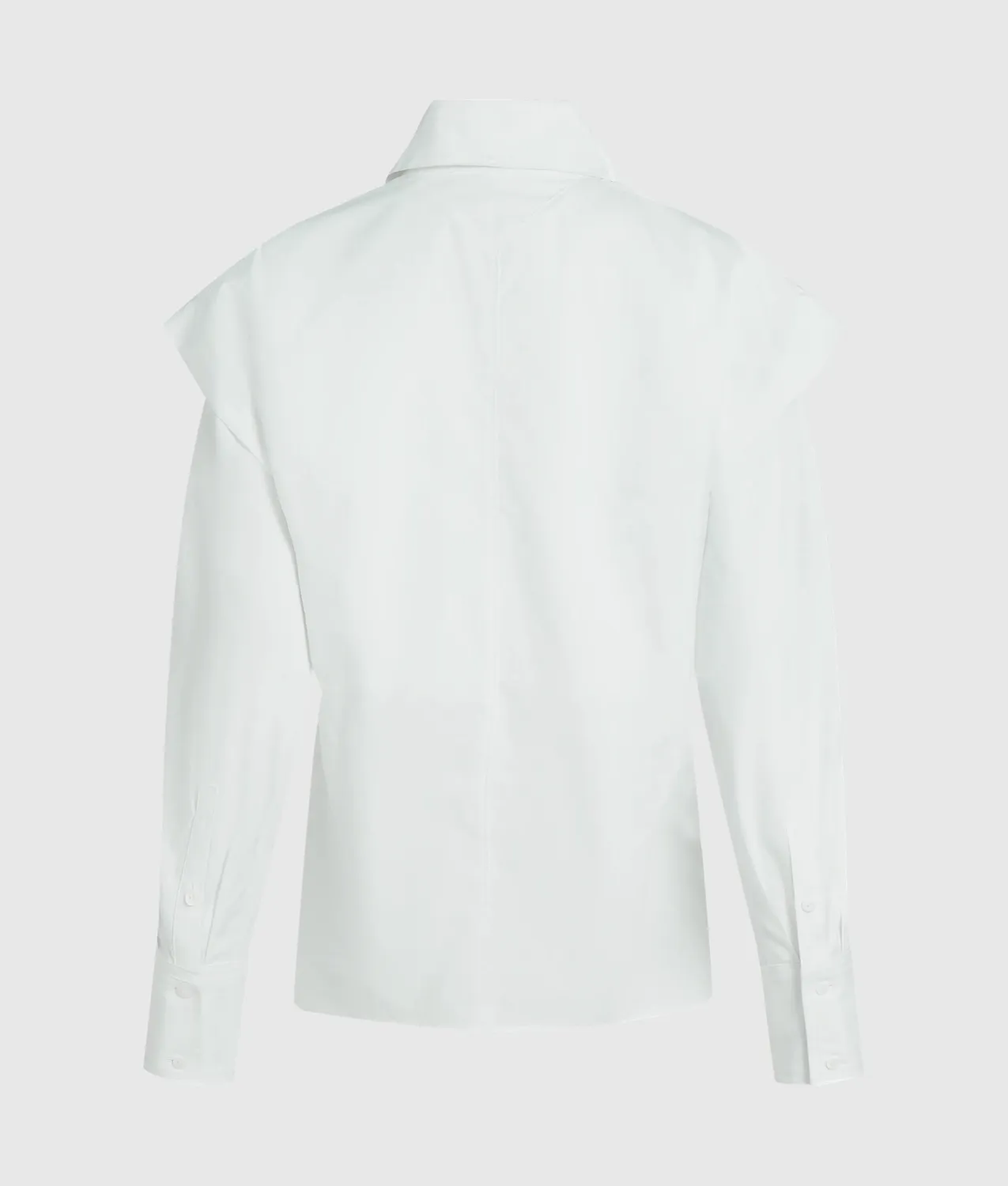 Karl Lagerfeld Shoulder Detail Bluse Bio-Baumwolle Gr 0-10