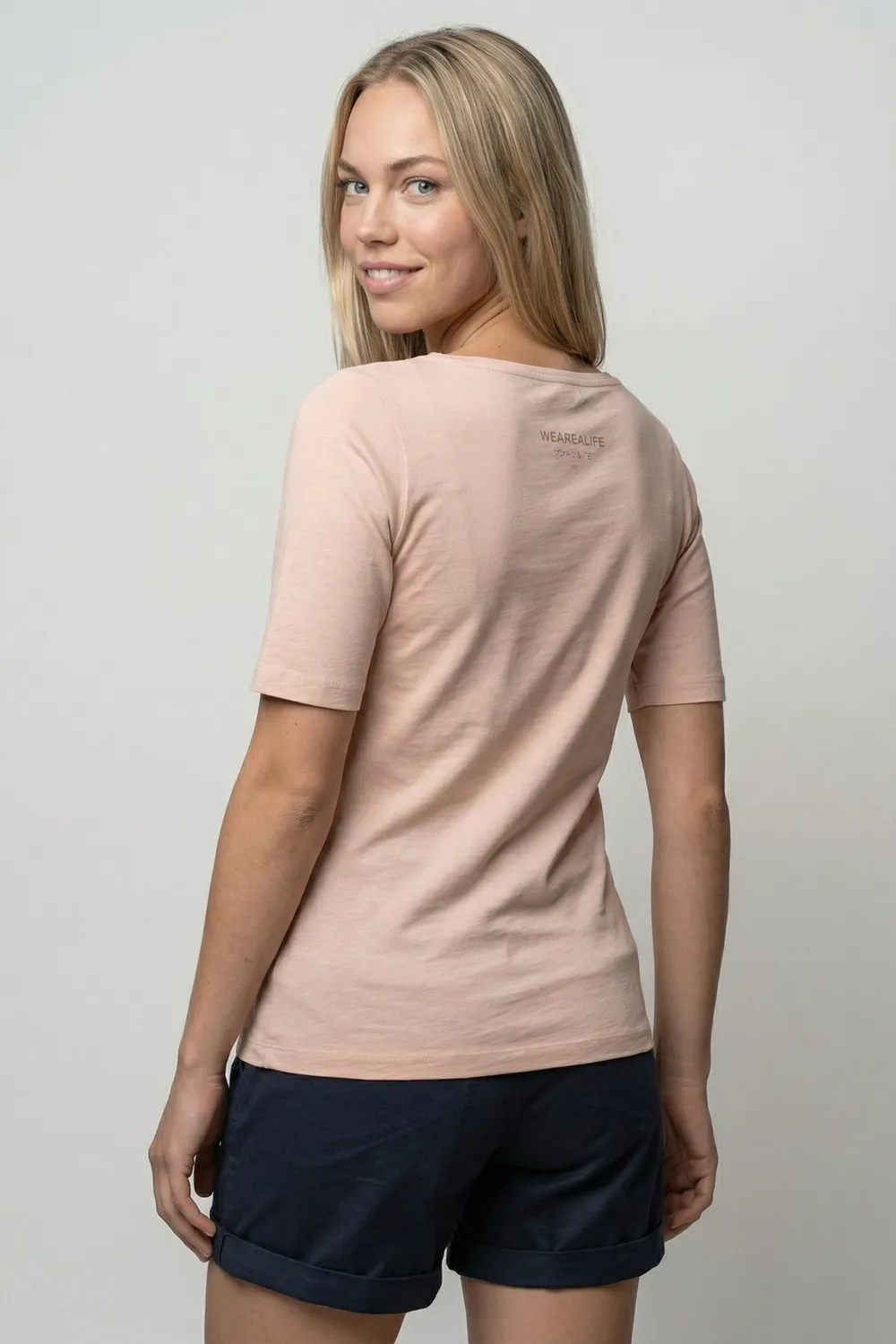 Alife & Kickin HildeAK A Shirt T-Shirt Rosa Bio-Baumwolle