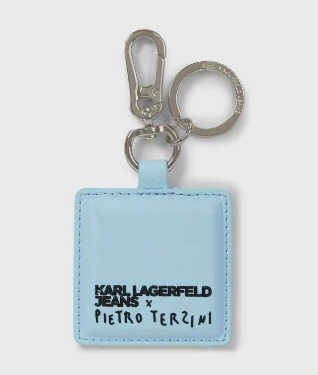 Karl Lagerfeld Jeans x Pietro Terzini Patch Schlüsselanhänger