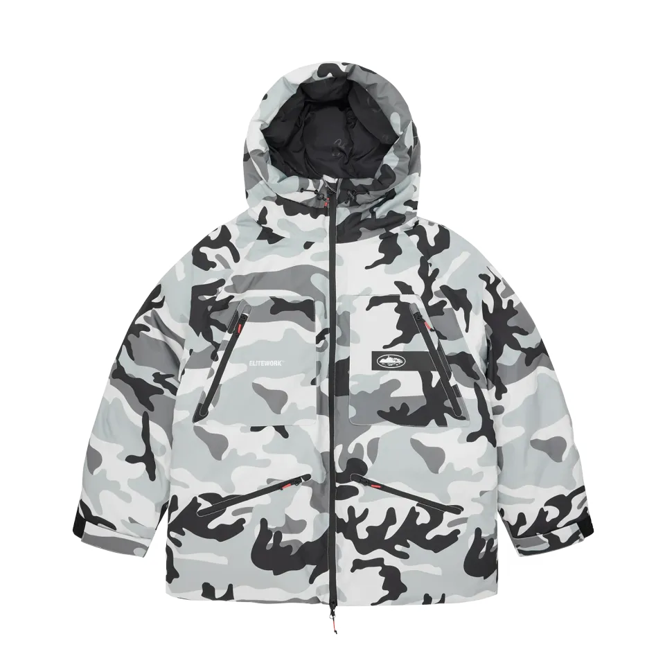 Corteiz Elitework Avalanche Bolo Parka arctic camo Daunen
