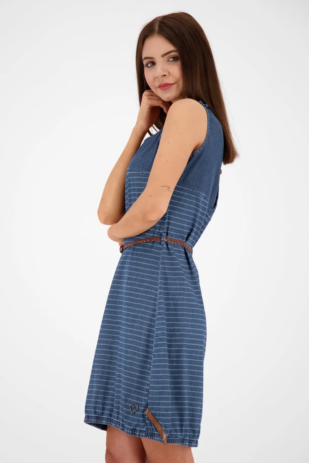 Alife & Kickin DojaAK DNM B Top Dress Dunkelblau Denim