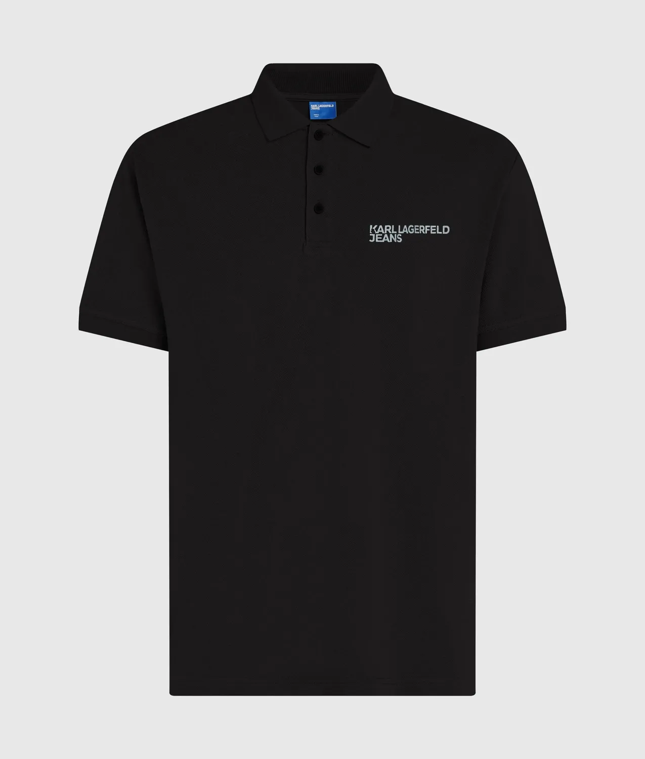 Karl Lagerfeld KL Jeans Logo Poloshirt Bio-Baumwolle