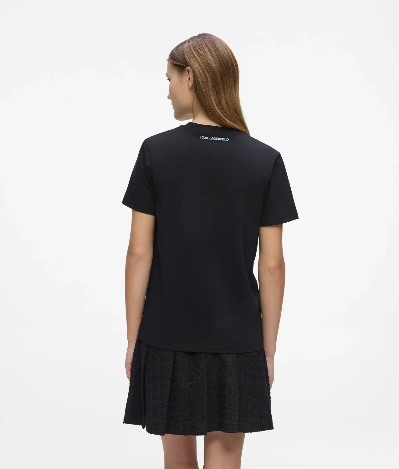 Karl Lagerfeld Ikon Choupette T-Shirt Bio-Baumwolle