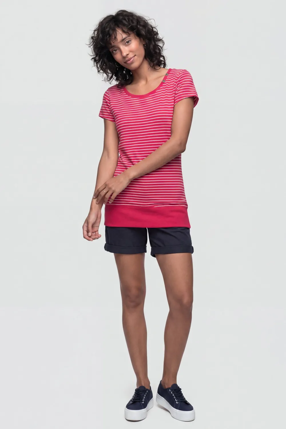 Alife & Kickin AdelineAK P Shirt Rot Damen