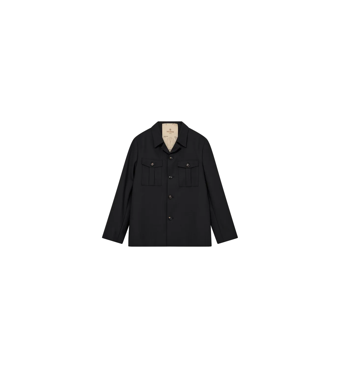 Mos Mosh MMGJacob Dynamic Luxe Overshirt grün