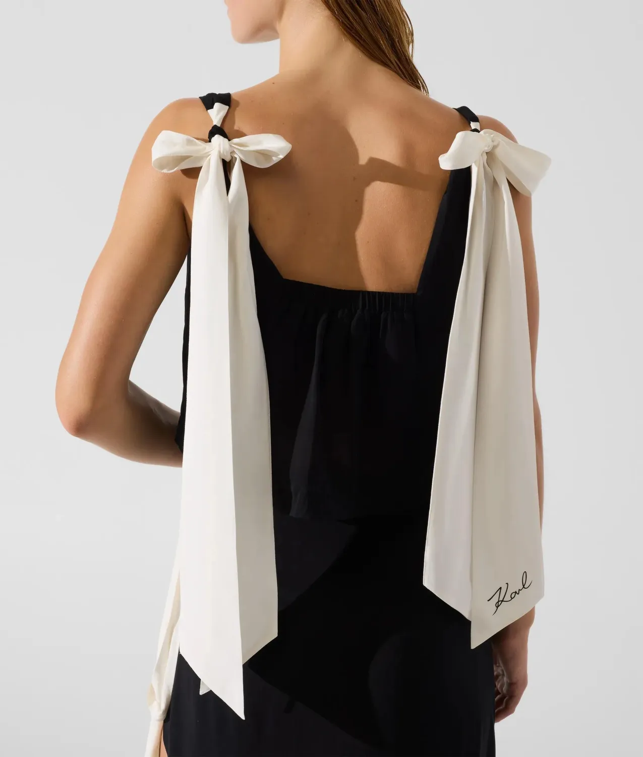 Karl Lagerfeld Signature Bow Strandtop Schleife XS-XL