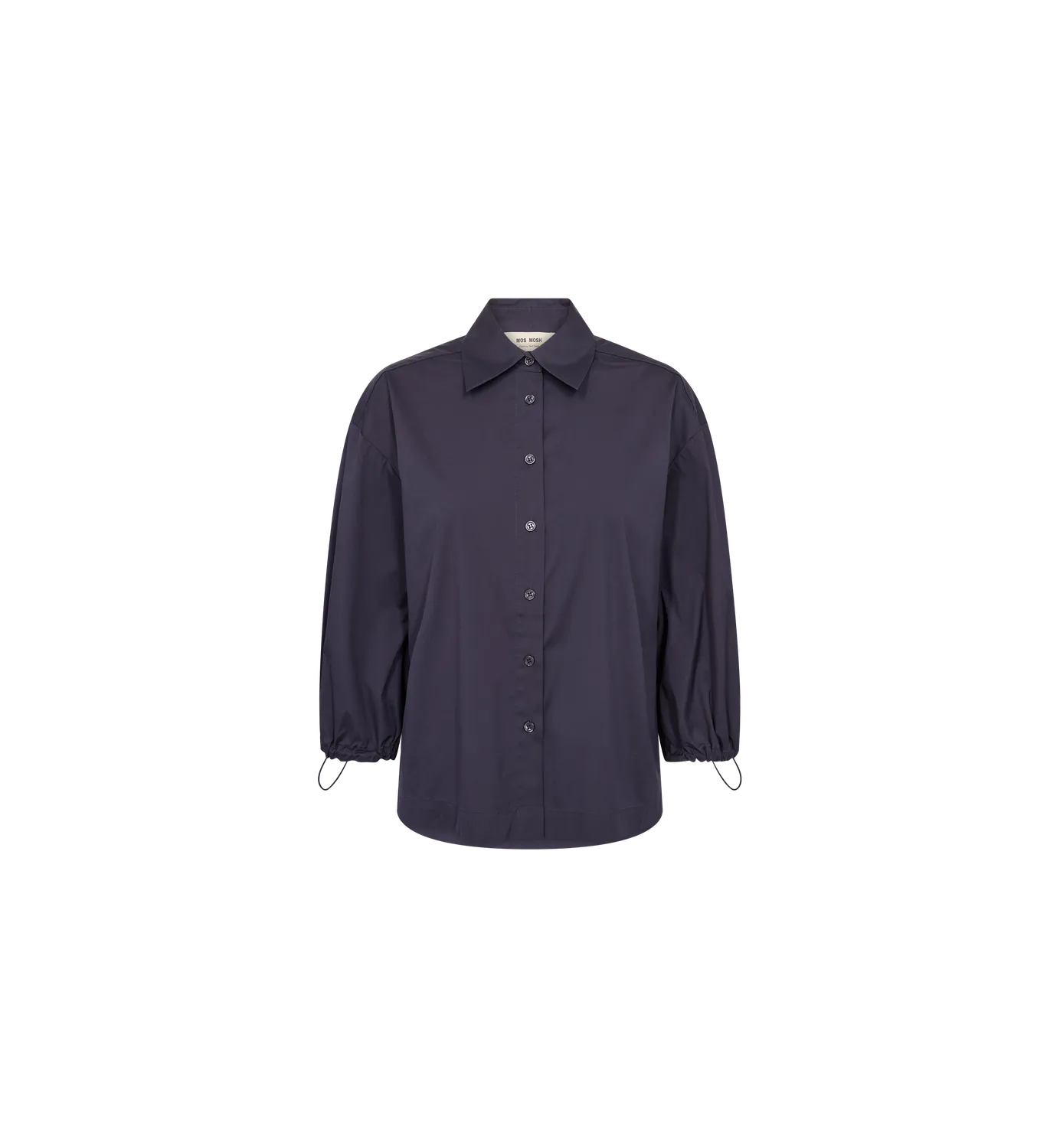 Mos Mosh MMVinita Shirt Salute Navy Relaxed 3/4-Arm