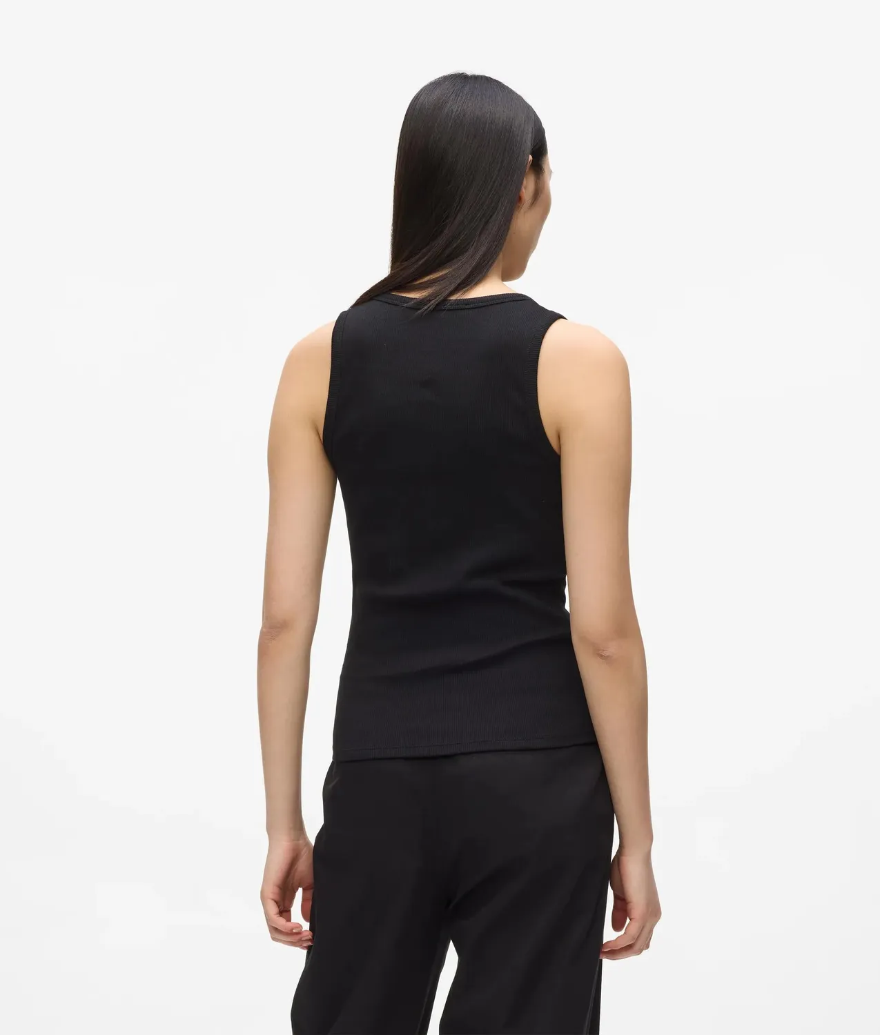 Karl Lagerfeld Signature Tanktop Stretch Rundhals