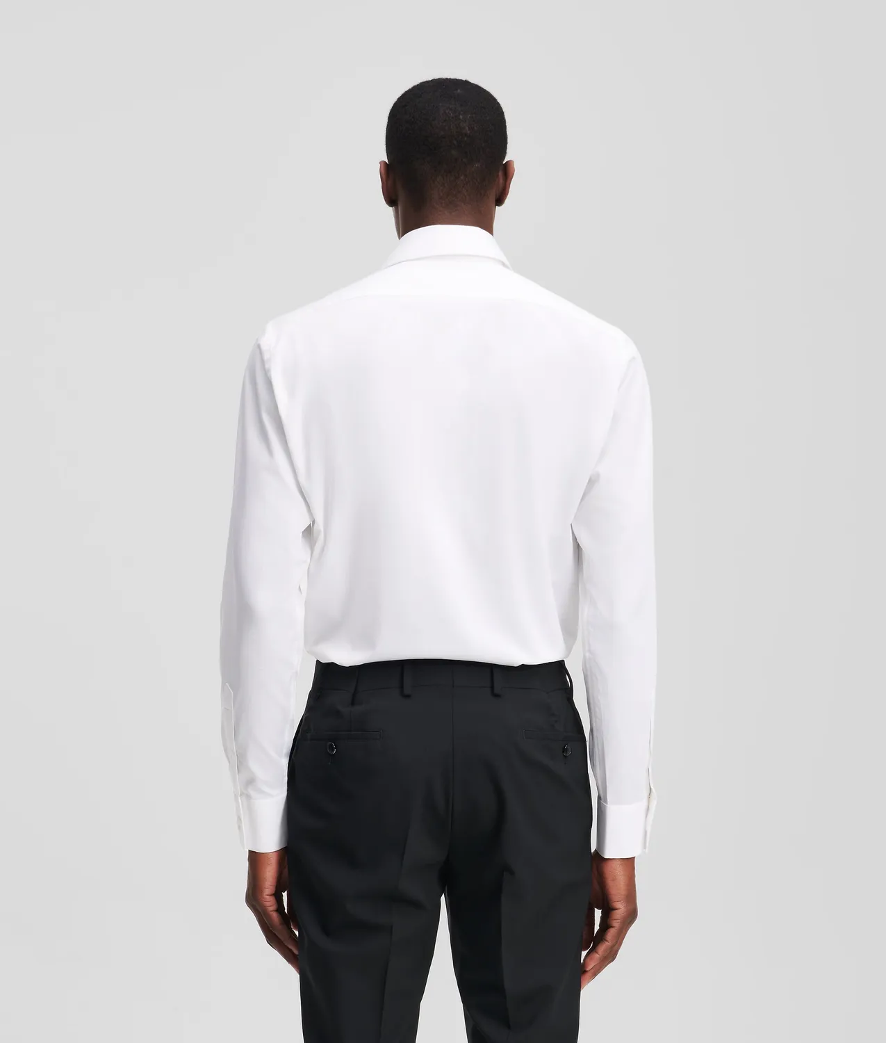 Karl Lagerfeld Modern Fit Hemd Baumwolle weiß