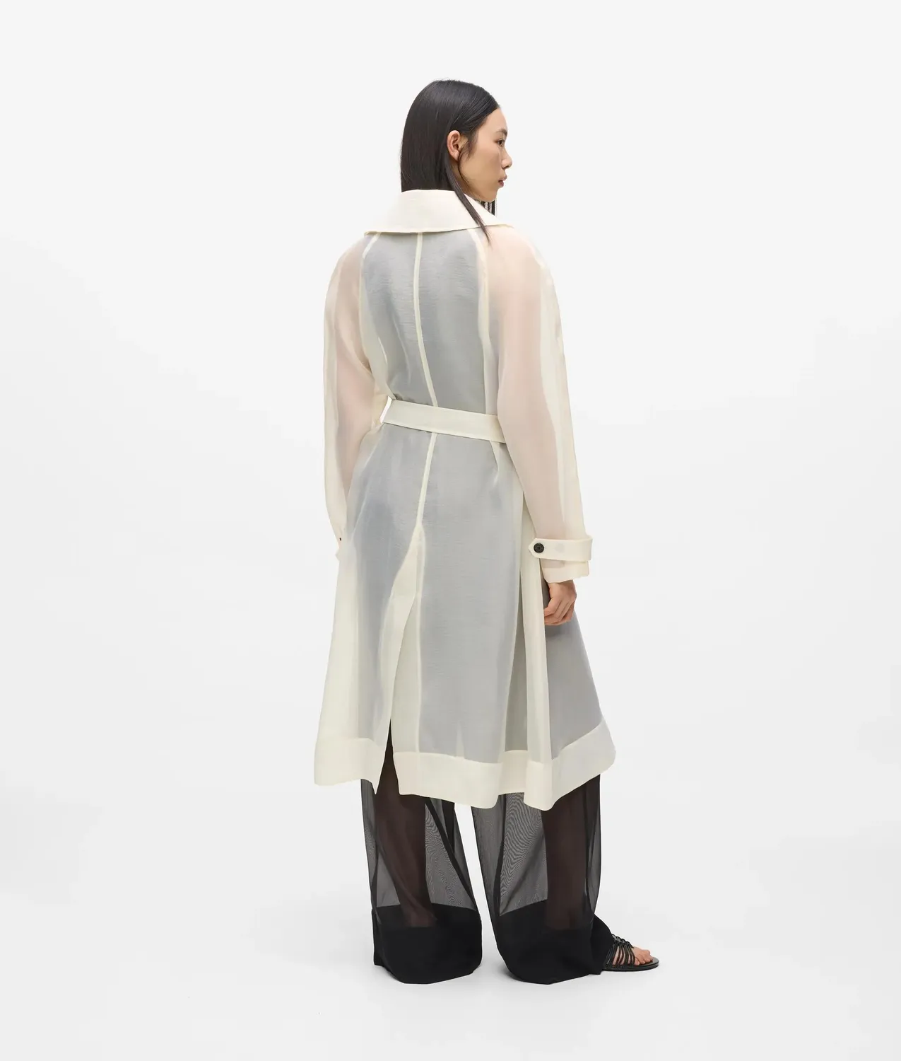 Karl Lagerfeld Organza Trenchcoat Gürtel