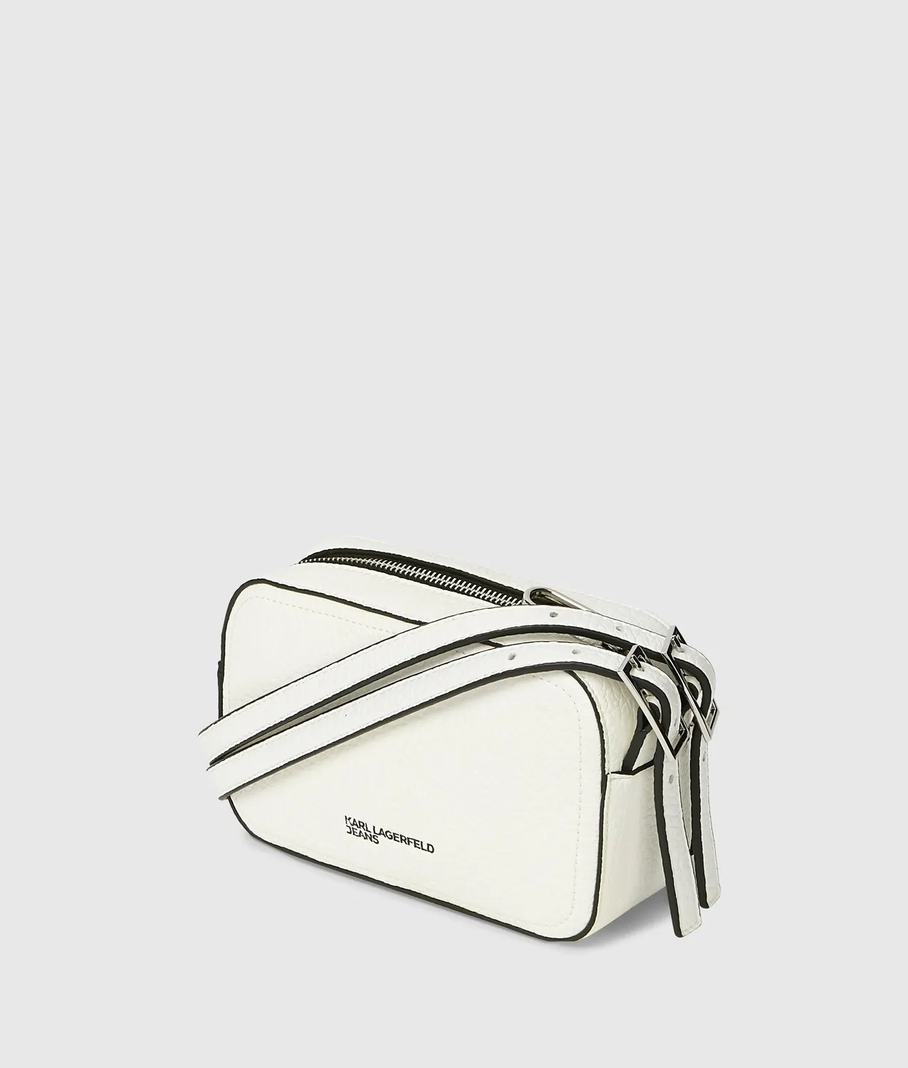 Karl Lagerfeld K Logo Camera Bag genarbt verstellbar