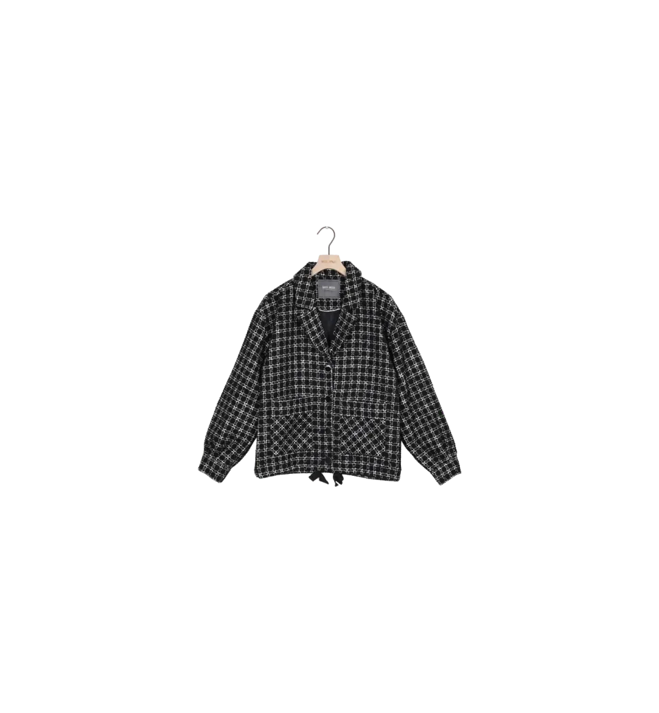 Mos Mosh MMDarcy Eloni Jacke 40 Schwarz Karo