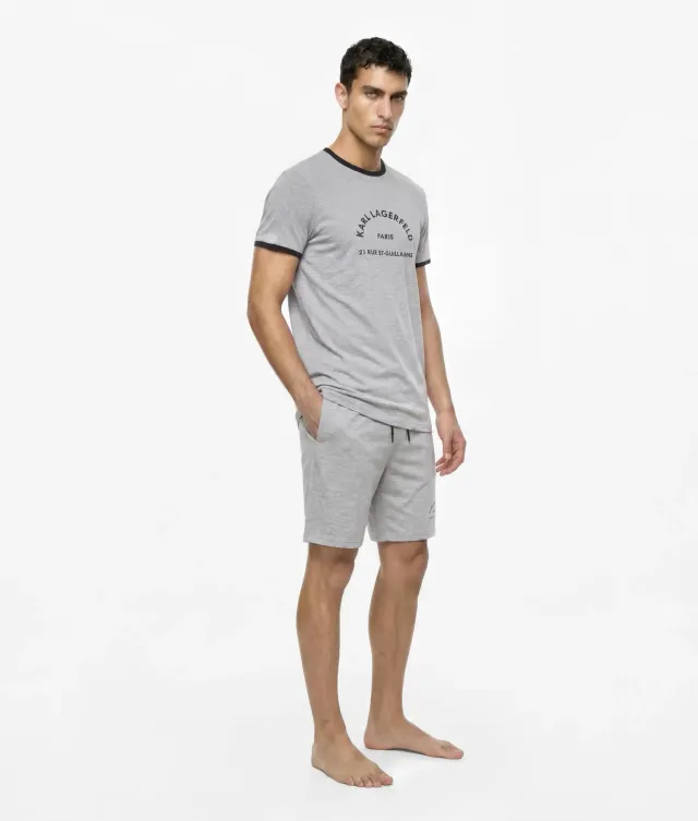 Karl Lagerfeld Rue St-Guillaume Pyjama Shorts Bio-Baumwolle