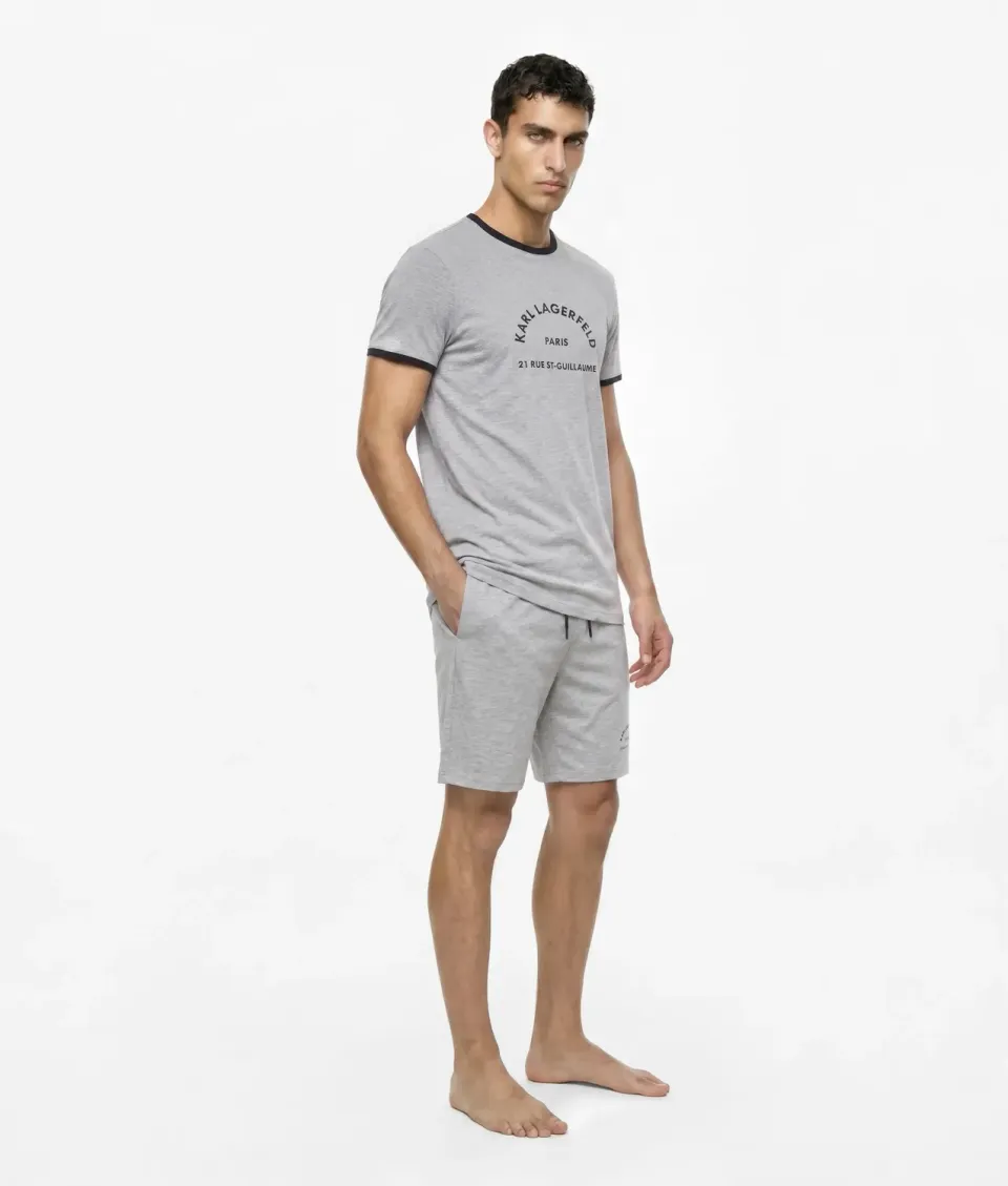 Karl Lagerfeld Rue St-Guillaume Pyjama Shorts Bio-Baumwolle