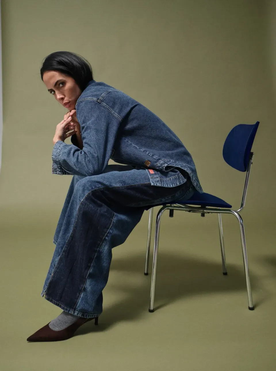 Mos Mosh Best Tales Jeans Blue Denim Barrel