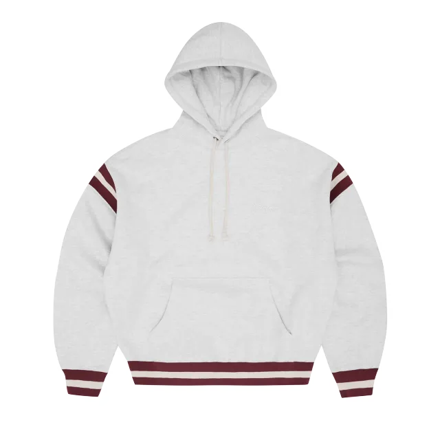 Corteiz HMP Stripe Rib Hoodie Hellgrau