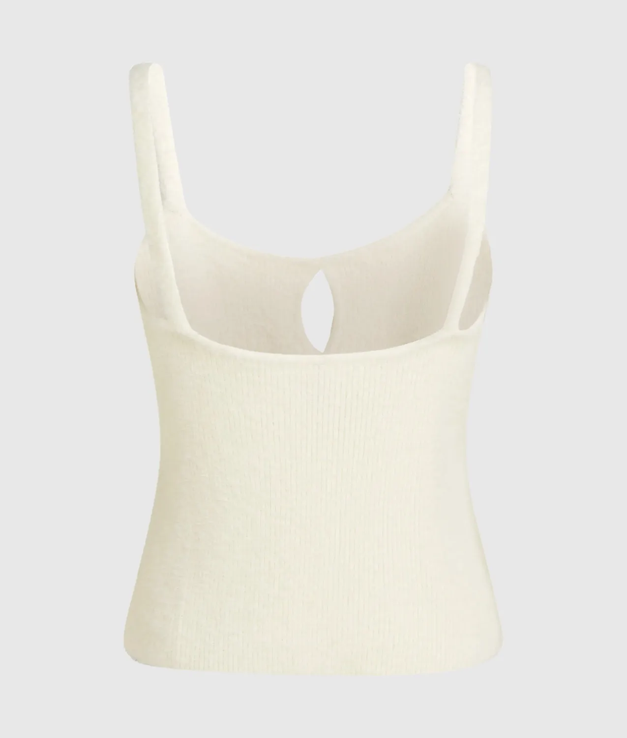 Karl Lagerfeld Fluffy Trägertop Tanktop Flauschstrick