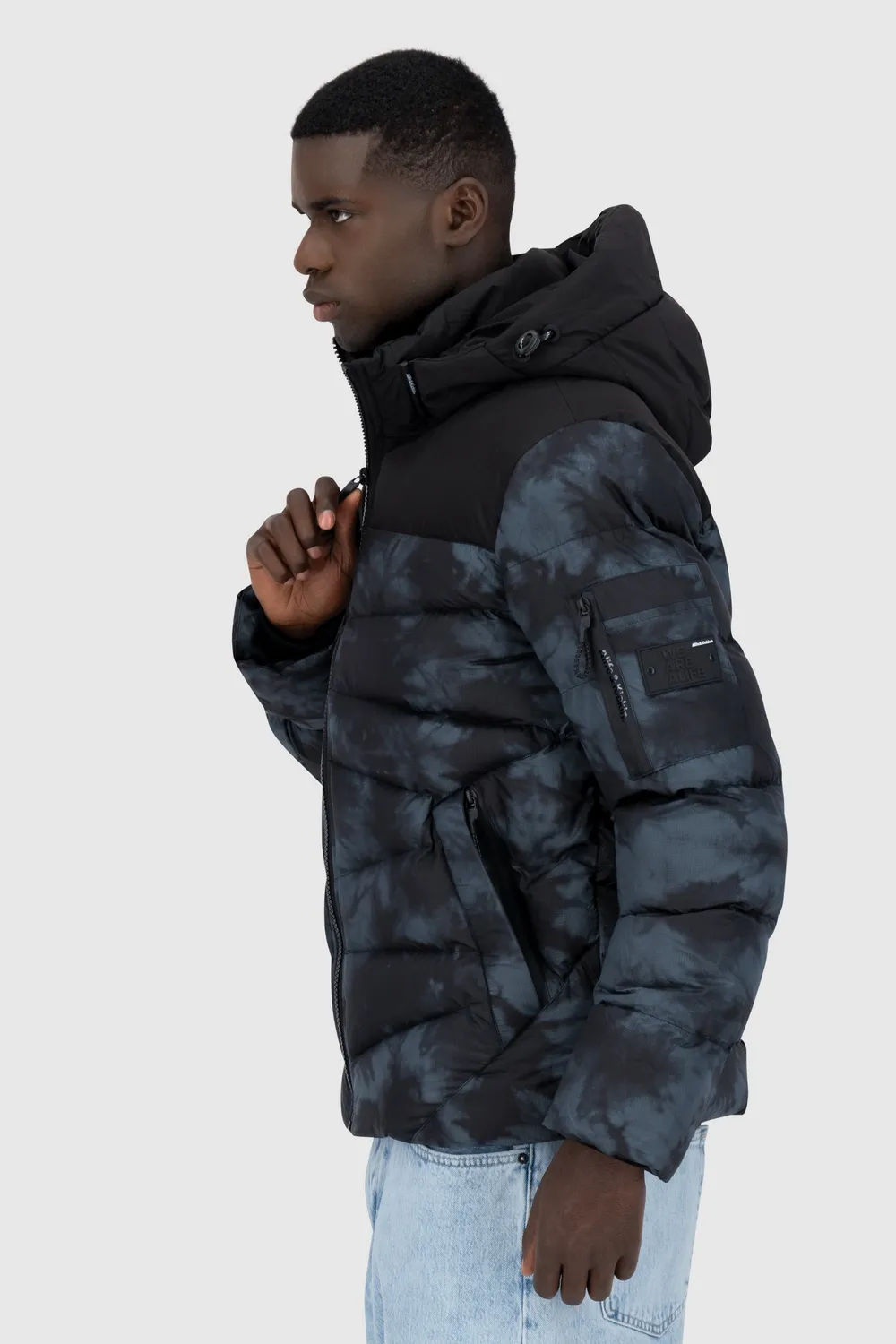 Alife & Kickin HenryAK B Pufferjacke Schwarz gefüttert