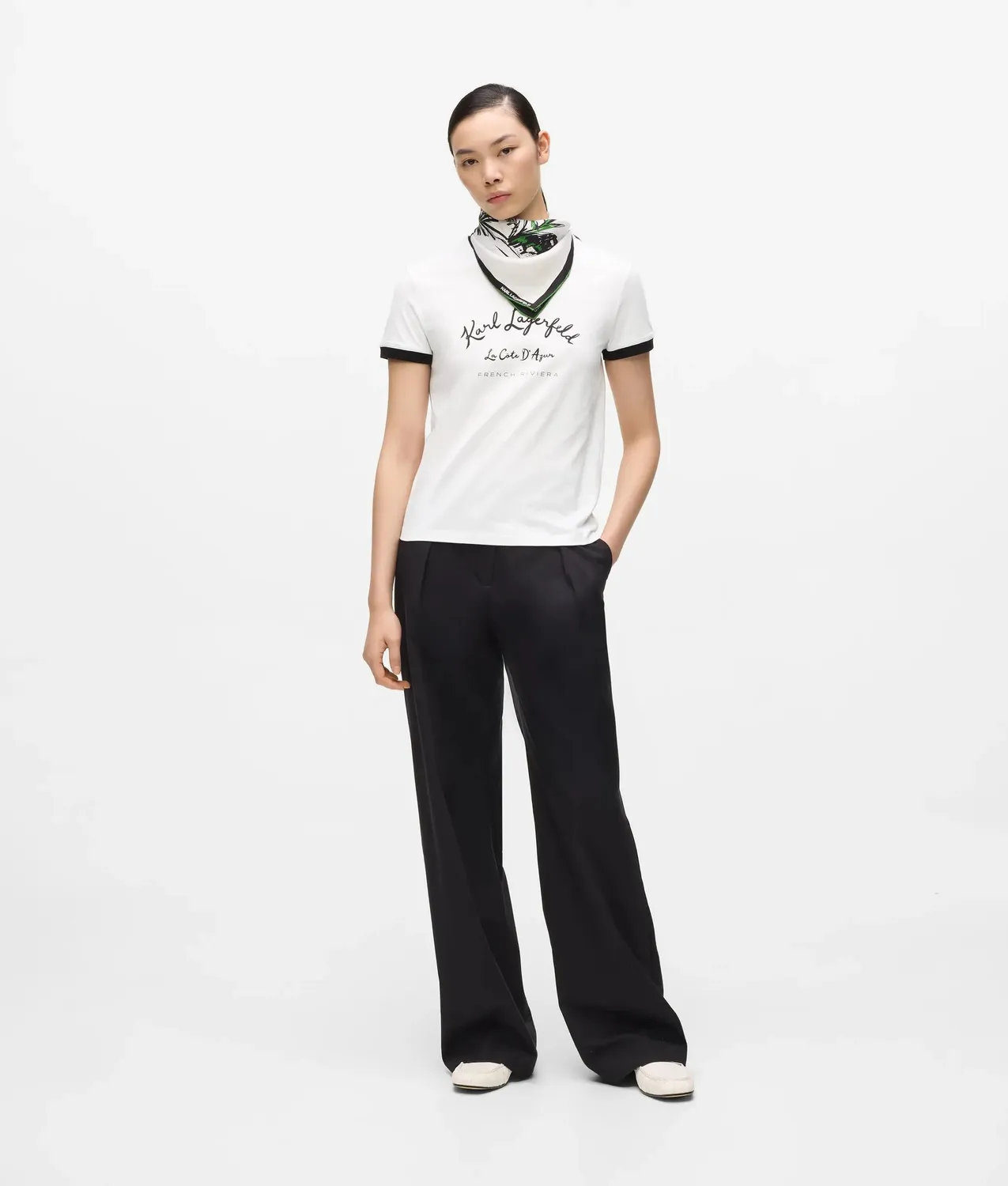 Karl Lagerfeld Cote D'Azur T-Shirt Paspel Unisex