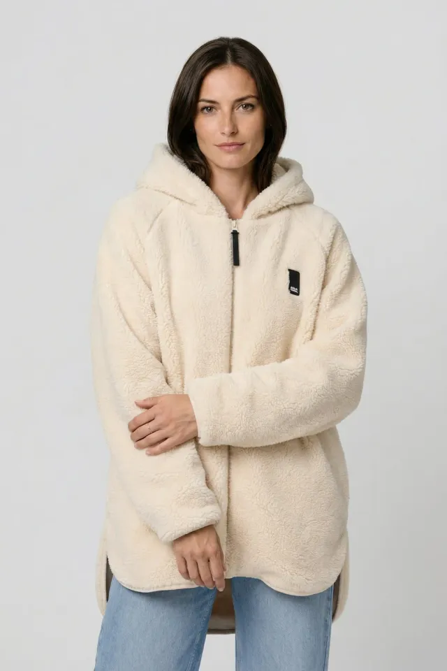 Alife & Kickin DominiqueAK T Teddyjacke beige Fleece