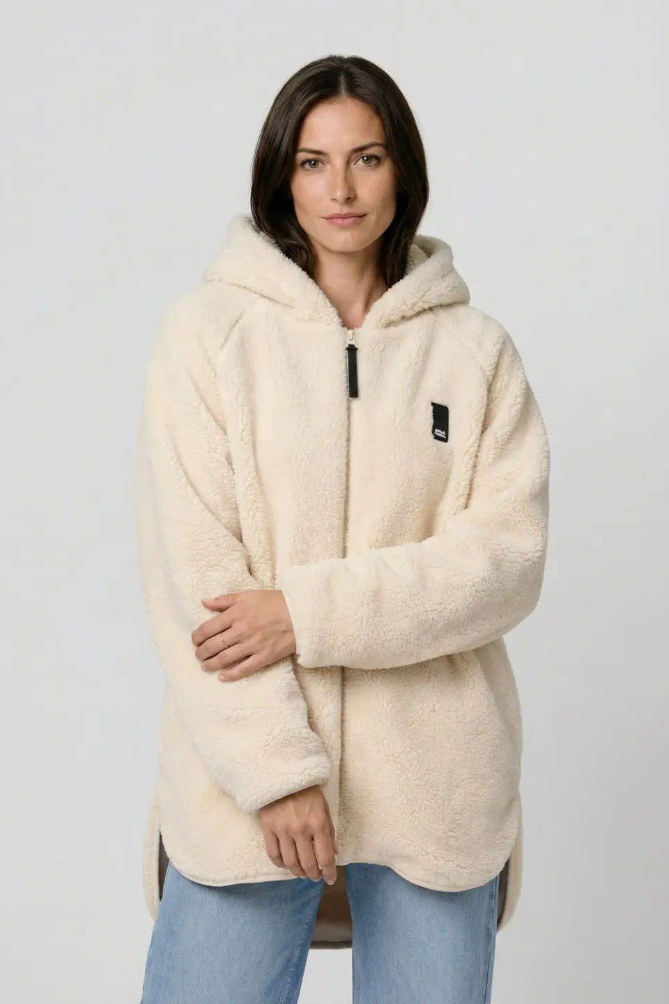 Alife & Kickin DominiqueAK T Teddyjacke beige Fleece