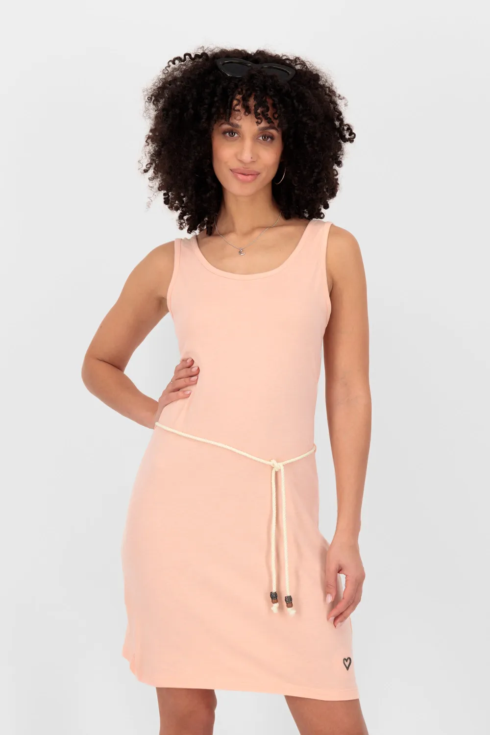 Alife & Kickin JenniferAK A Kleid Rosa ärmellos Sommer