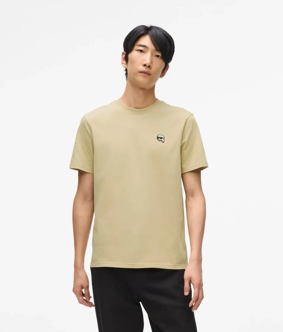 Karl Lagerfeld Ikon T-Shirt Herren weiß Baumwolle