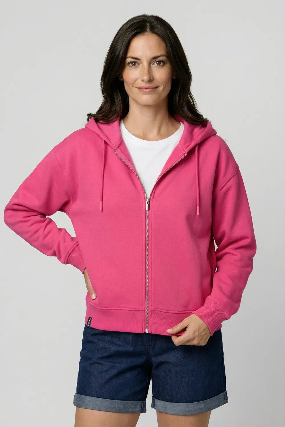 Alife & Kickin LivAK P Sweatjacke Elegance Pink Baumwolle