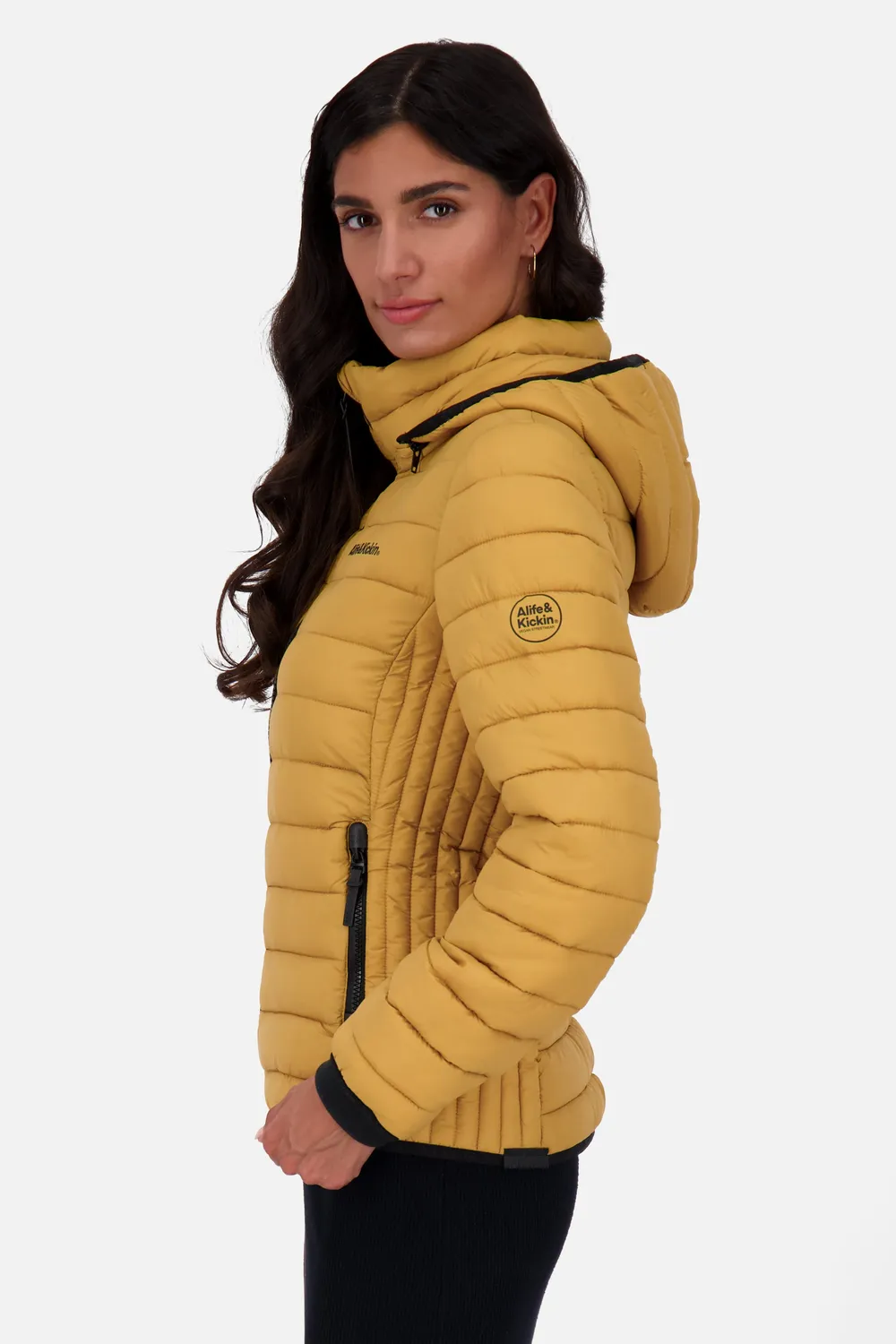 Alife & Kickin NadjaAK A Steppjacke braun wattiert leicht tailliert