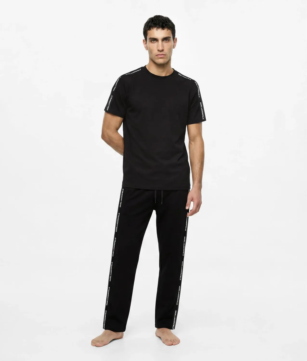 Karl Lagerfeld Logo Loungewear Hose Lang