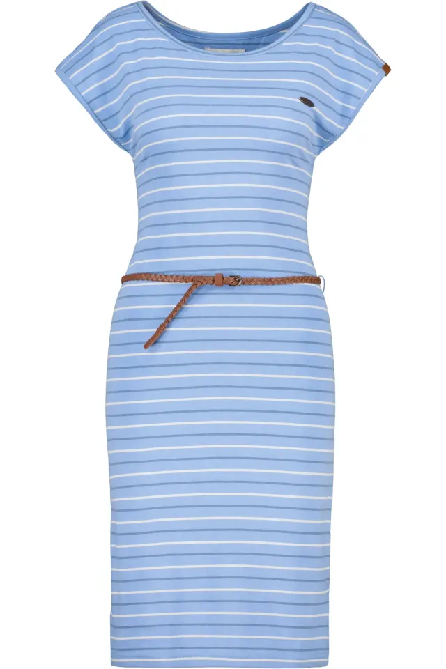 Alife & Kickin ElliAK Z Kleid hellblau gestreift Jersey
