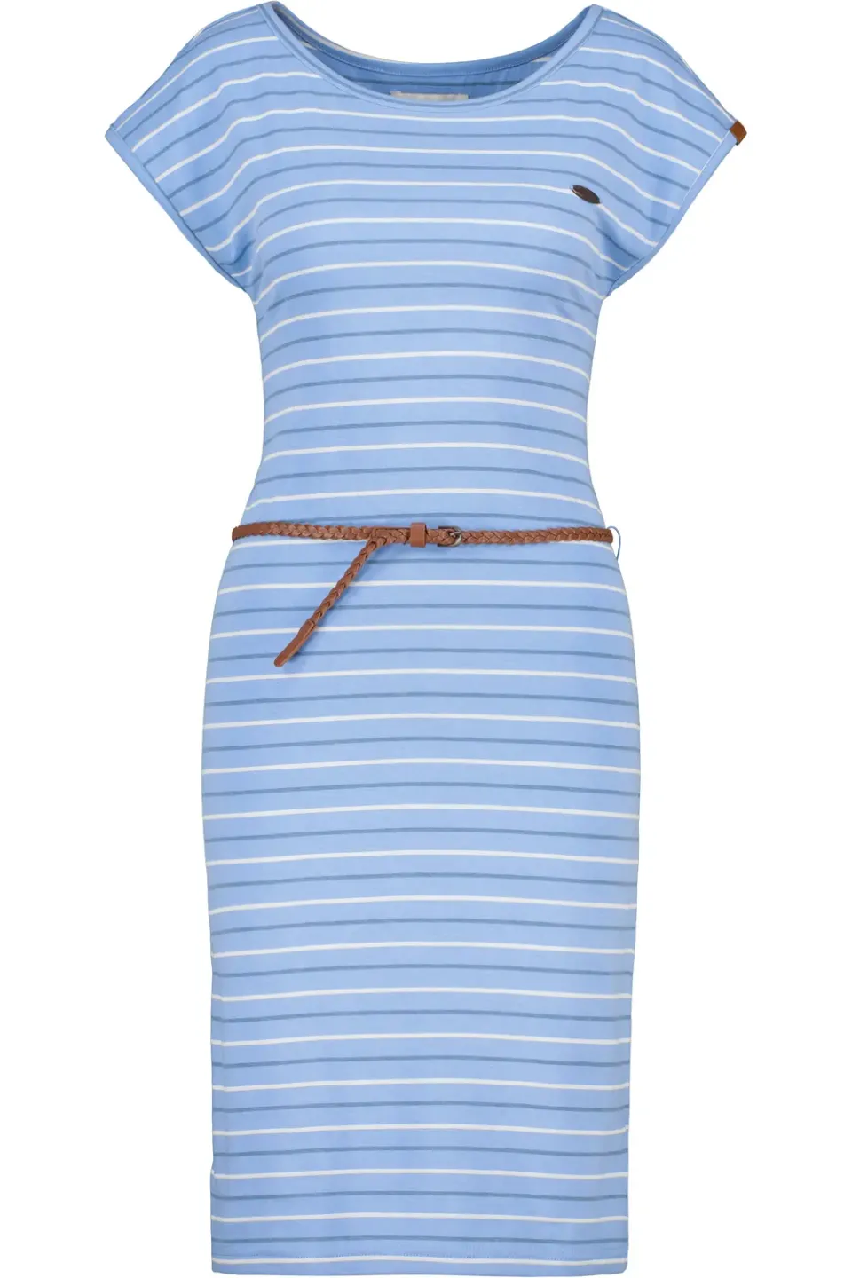 Alife & Kickin ElliAK Z Kleid hellblau gestreift Jersey