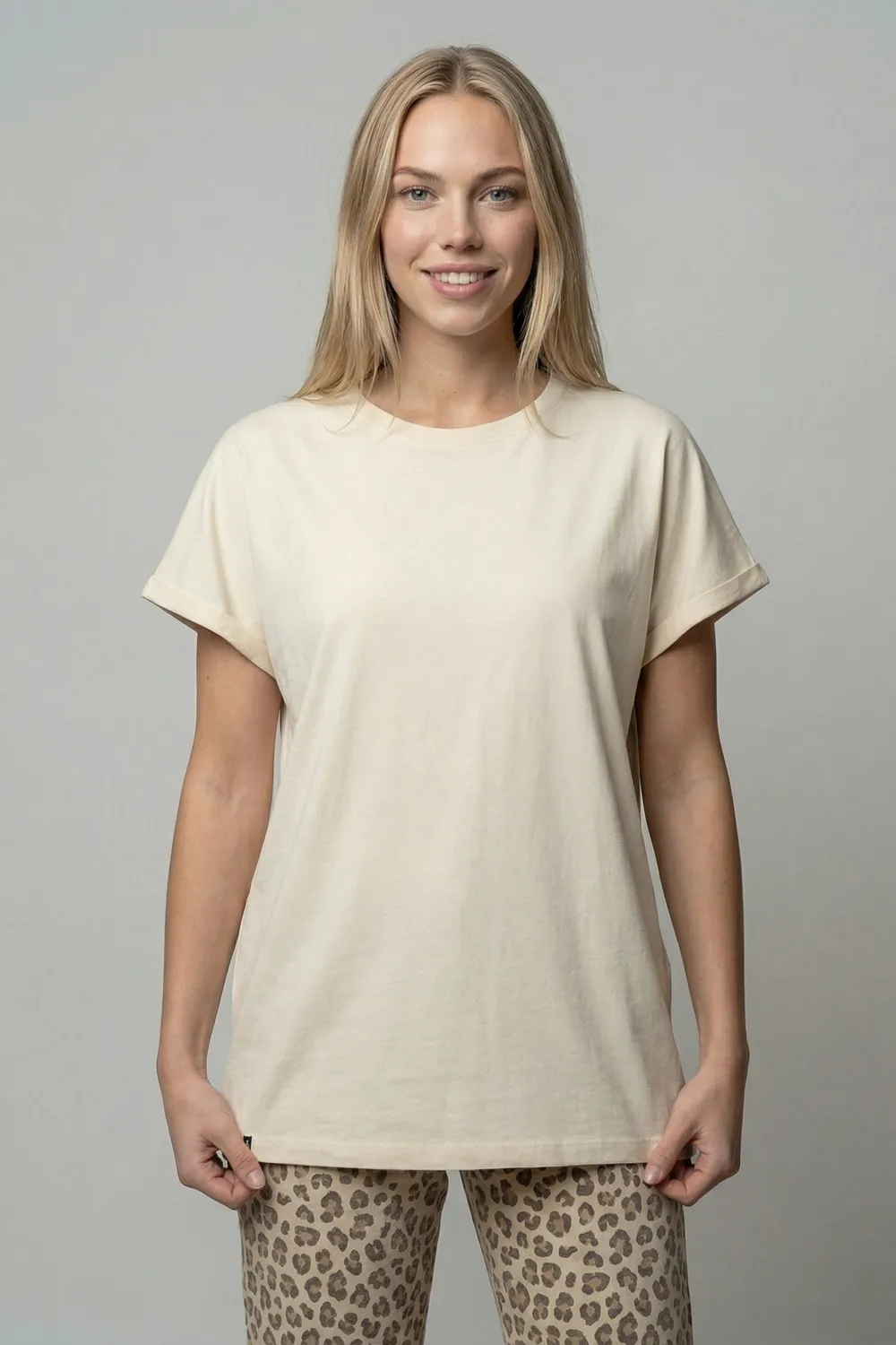 Alife & Kickin MagdalenaAK P T-Shirt Beige Print