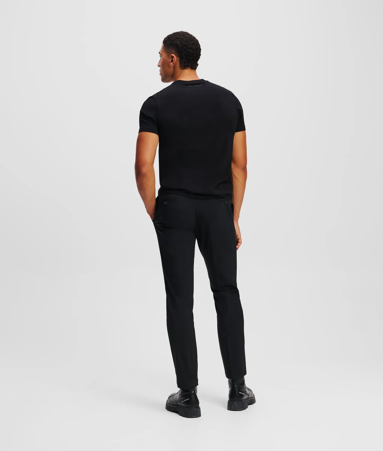 Karl Lagerfeld Eyewear Tailored Hose Anzughose schmal