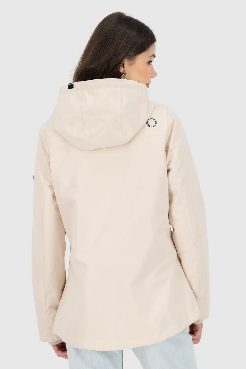Alife & Kickin LilouAK A Jacket Jacke Beige Kapuze