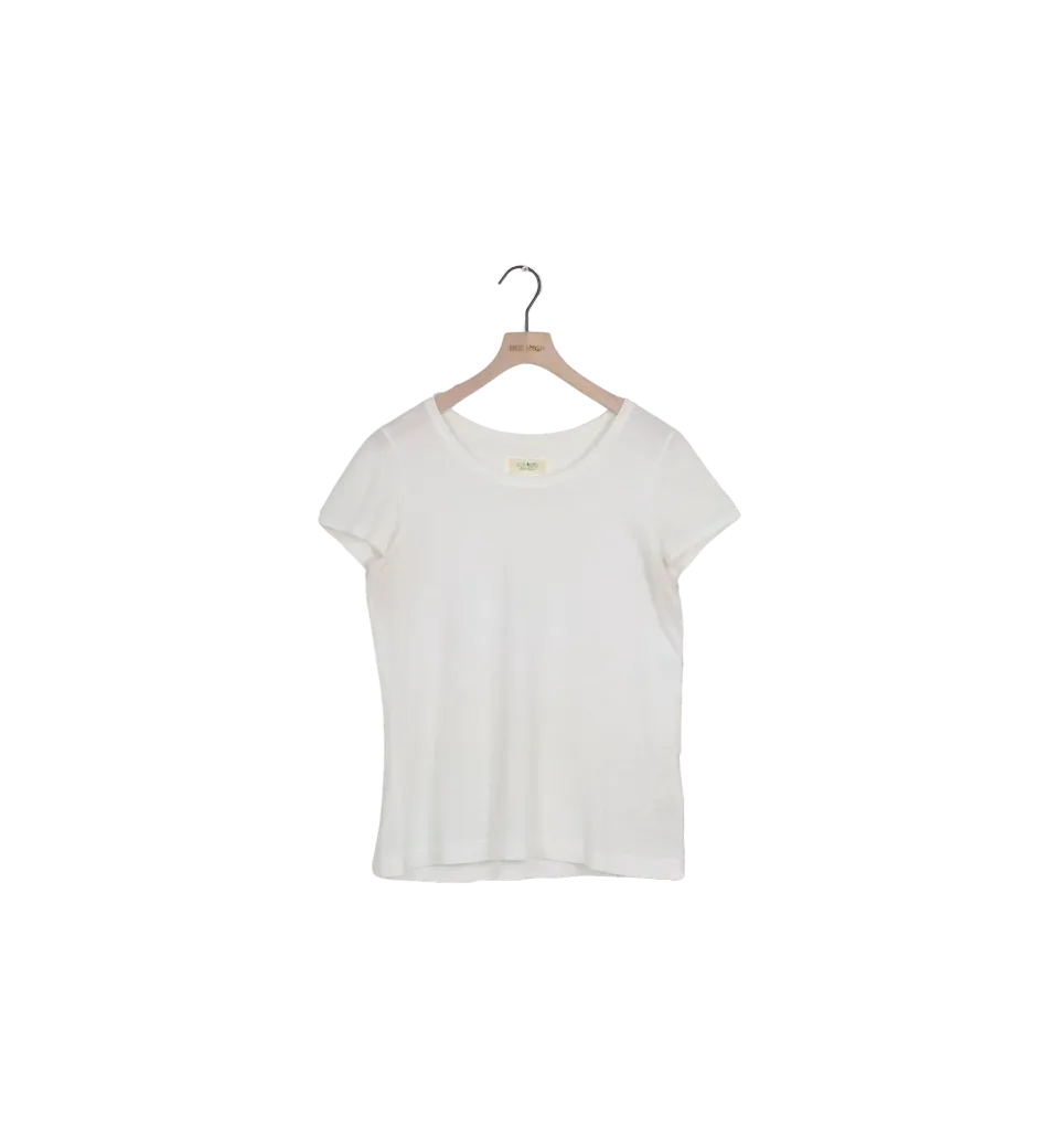 Mos Mosh MMArden Organic Tee T-Shirt Weiß S