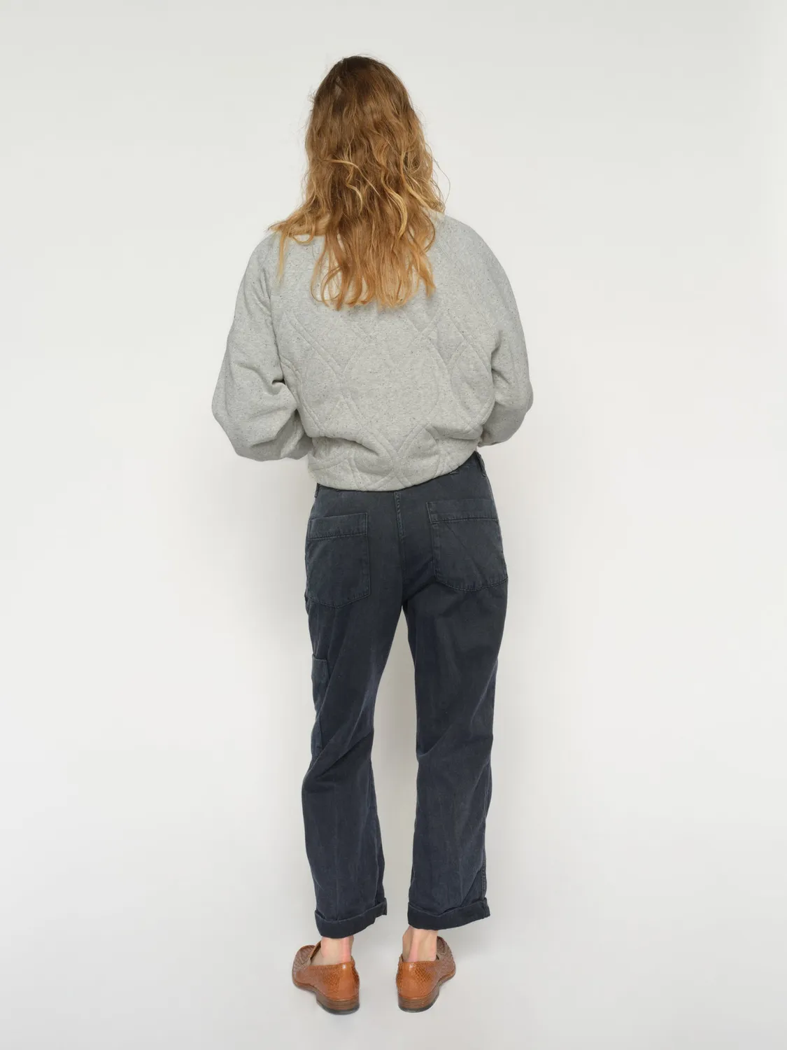 Mos Mosh MMHTokyo Vintage Cargohose Dunkelgrau Baumwolle