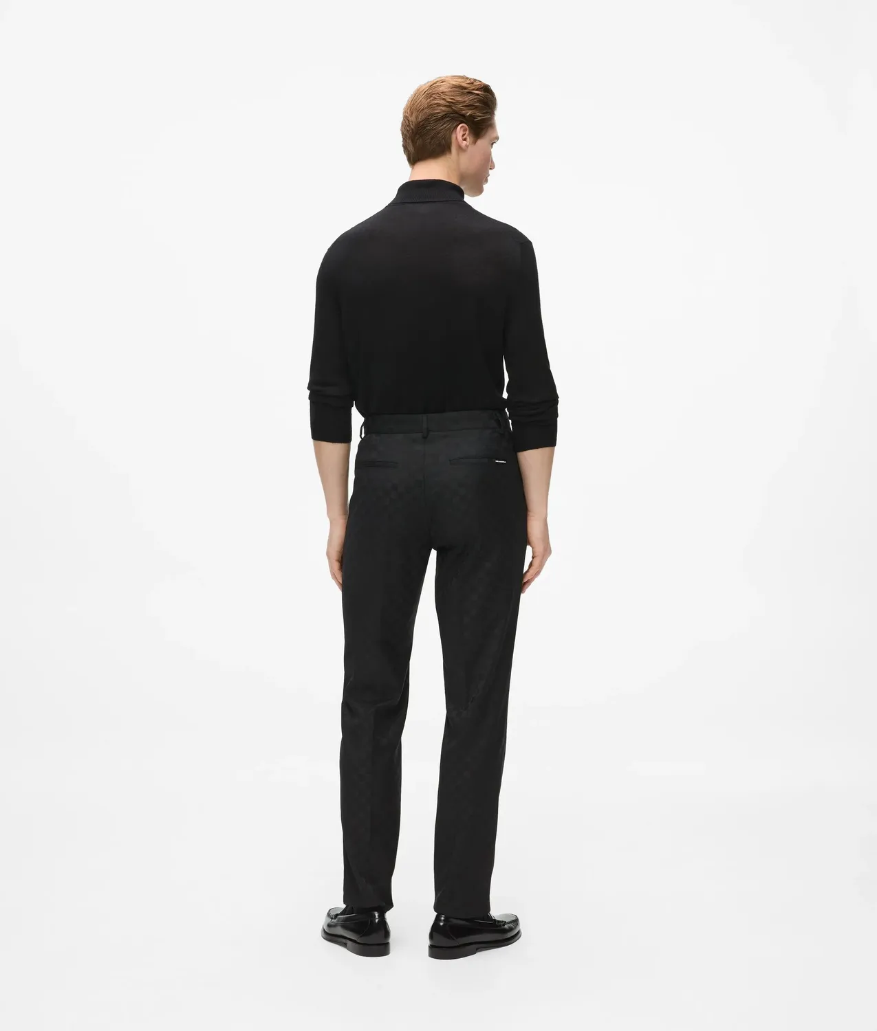 Karl Lagerfeld Monogram Anzughose Karo Gr. 34