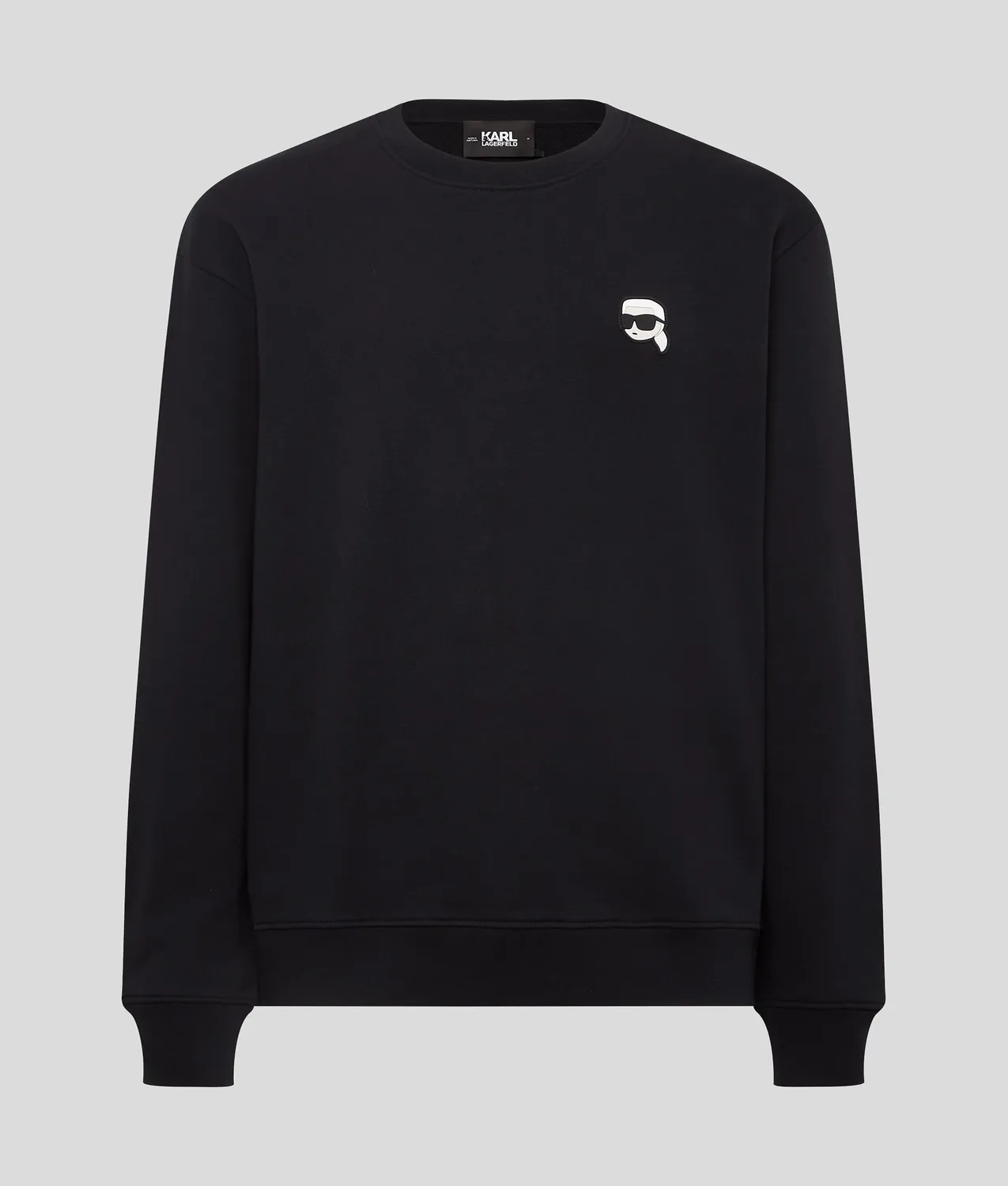 Karl Lagerfeld Ikon Sweatshirt Crew Neck Unisex schwarz