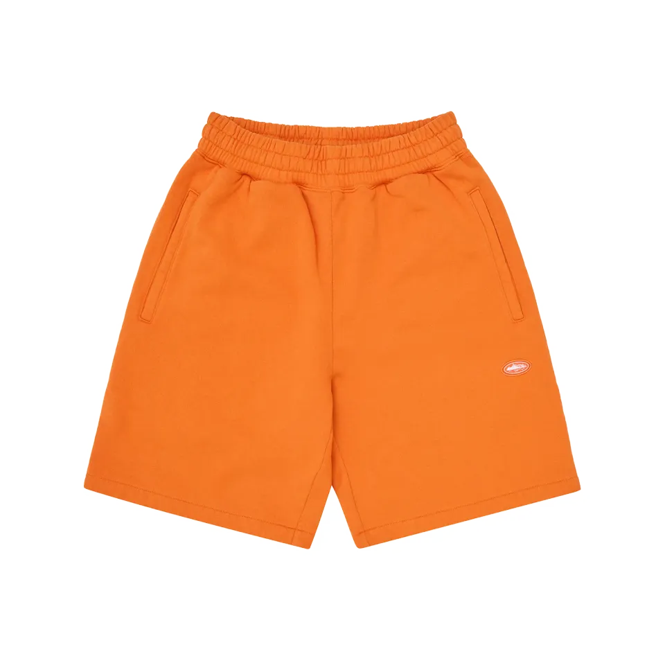 Corteiz Mini Island Sweatshort Orange Baumwolle