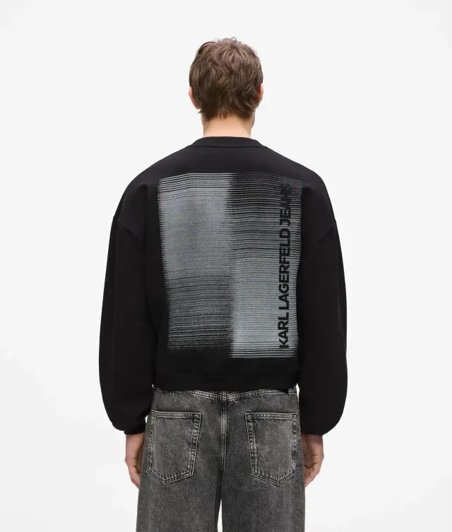 Karl Lagerfeld Jeans Gradient Boxy Sweatshirt Herren Bunt