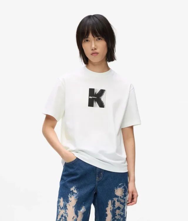 Karl Lagerfeld K Artwork T-Shirt Baumwolle XS-XL Print