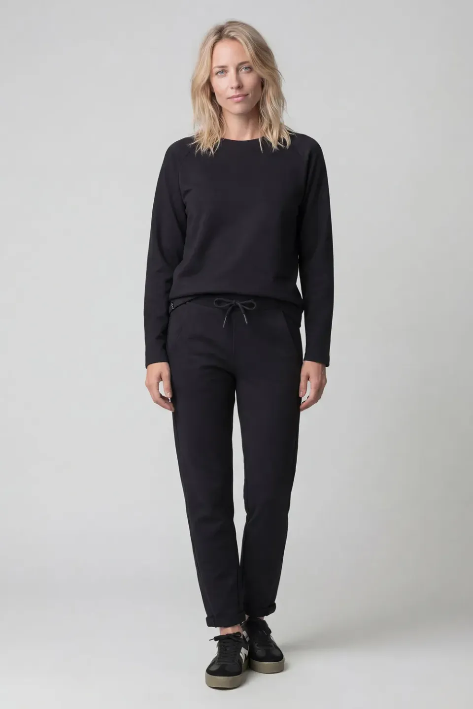 Alife & Kickin MarciaAK A Sweatanzug Schwarz Damen Set