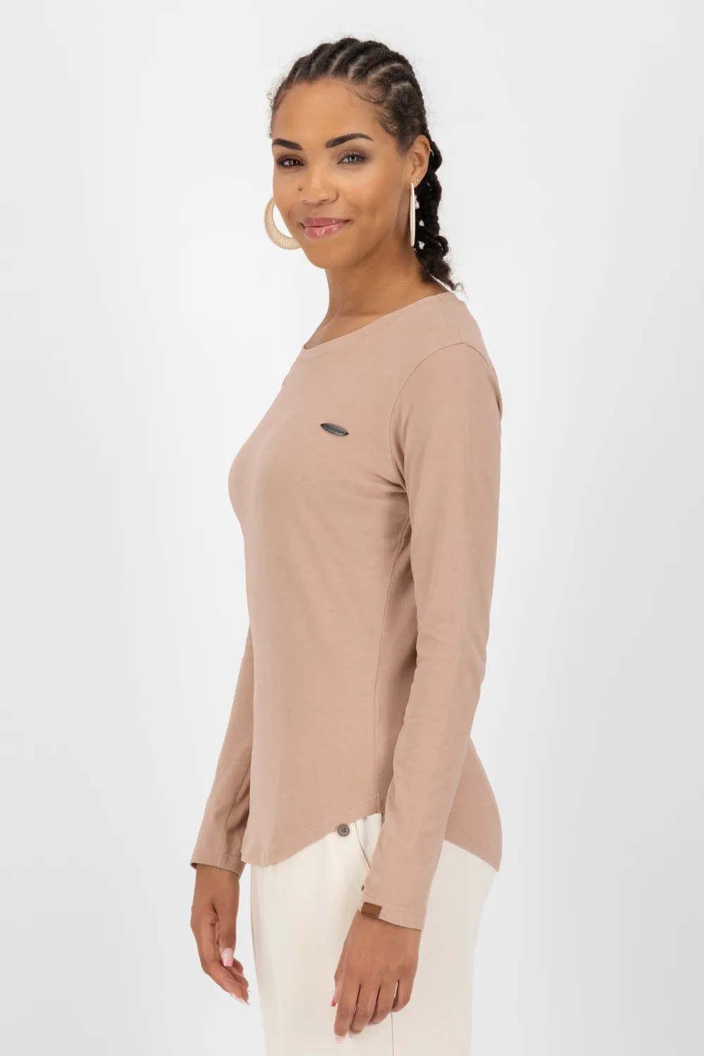 Alife & Kickin LeaAK A Longsleeve beige uni Basic