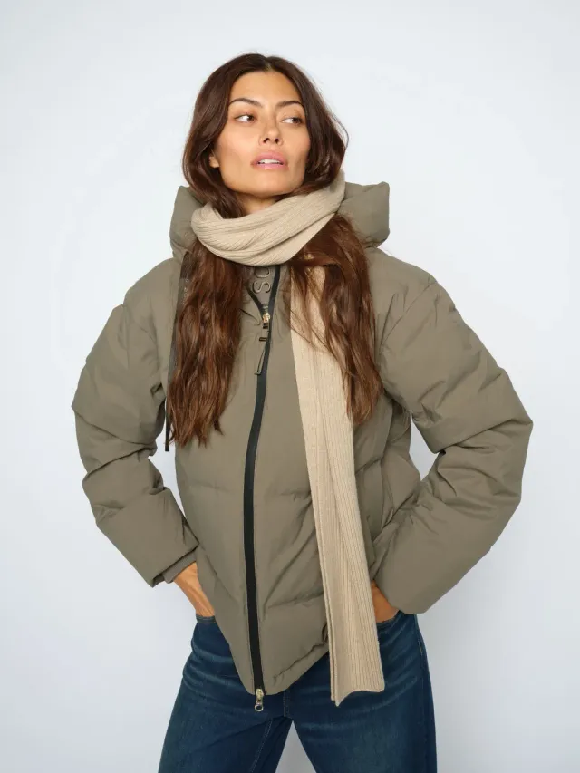 Mos Mosh MMTova Wool Rib Wollschal Rippstrick