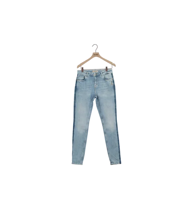 Mos Mosh MMBradford Patch Boyfriend Jeans Hellblau 27