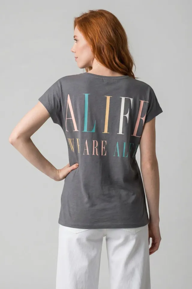 Alife & Kickin SofiaAK P Shirt Alife Colorful Grau Bio