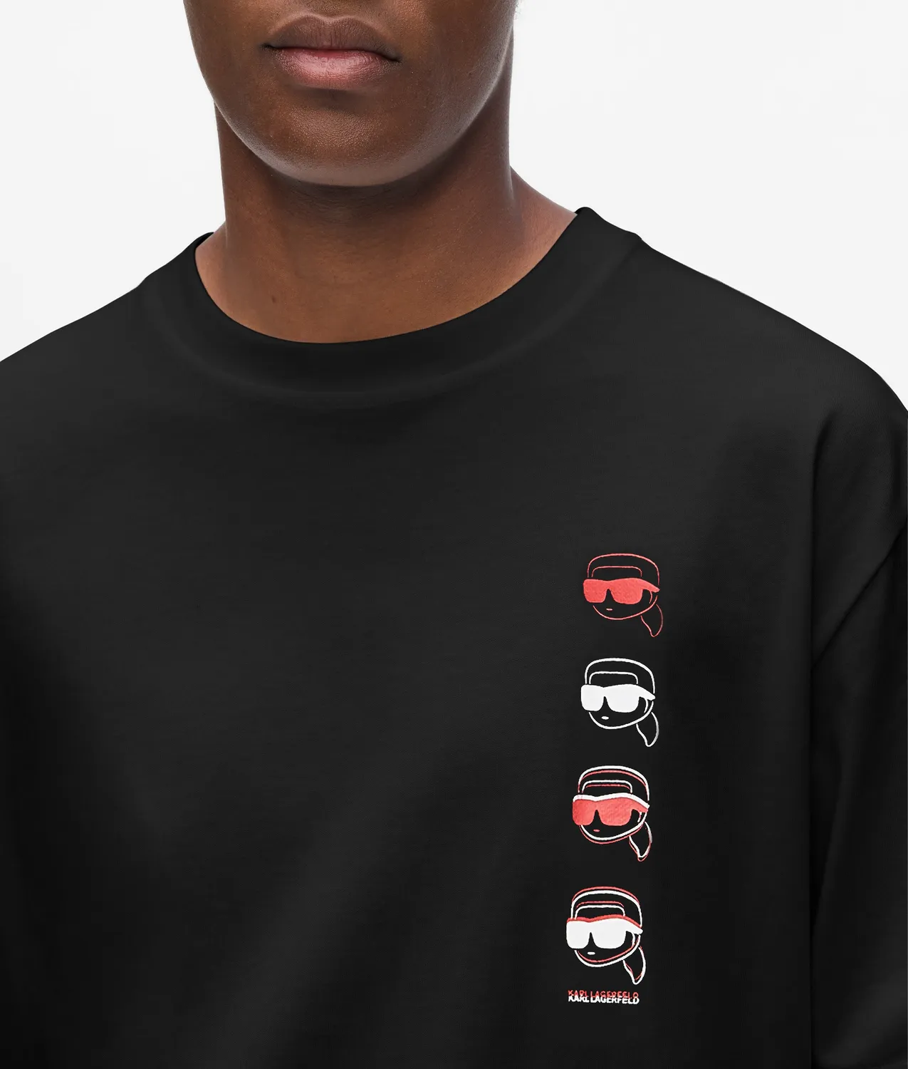 Karl Lagerfeld Ikon Fusion T-Shirt Herren Relaxed